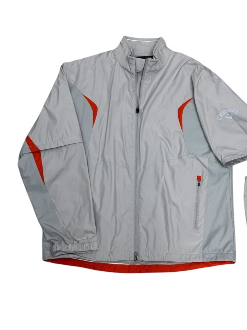 CALLAWAY GOLF Jacket Light Windbreaker Zip-Off Sleeves Summer Mens Large